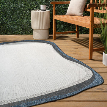 Wyatt Modern Rustic Abstract Indoor/Outdoor Area Rug
